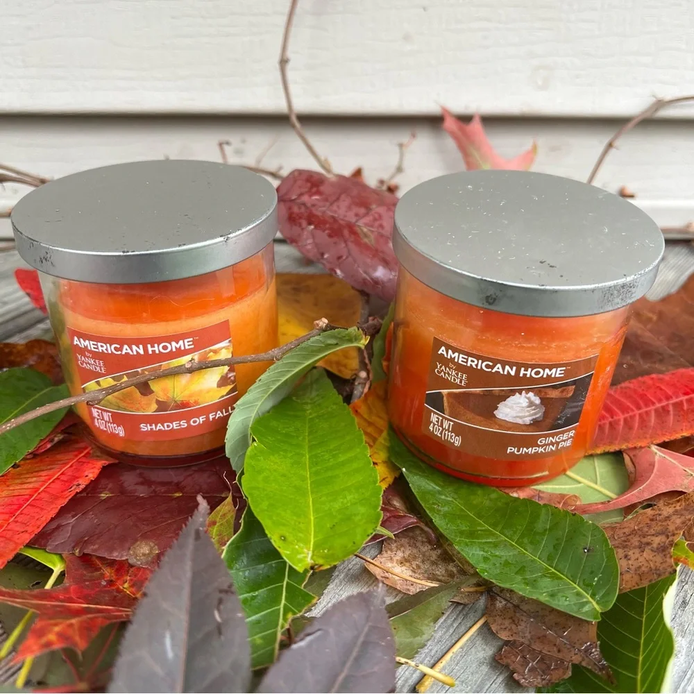 AMERICAN HOME YANKEE CANDLE DUO FALL SCENTED CANDLES